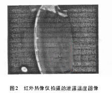 液化气泄露红外温度图像