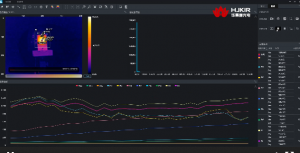 激光照射红外测温视频