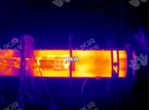 红外热像仪在航发材料隔热效果分析中的应用